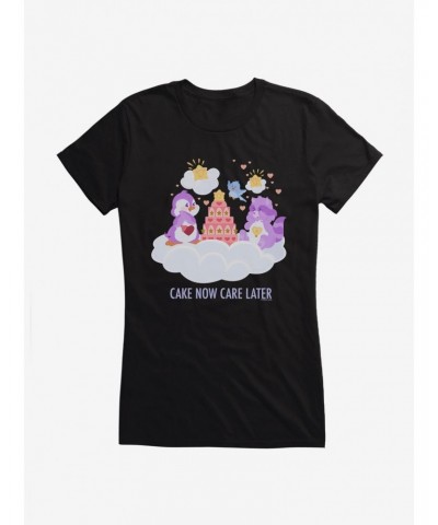 Care Bears Care Bear Cousins Cozy Heart & Bright Heart Cake Now Care Later Girls T-Shirt $15.69 T-Shirts