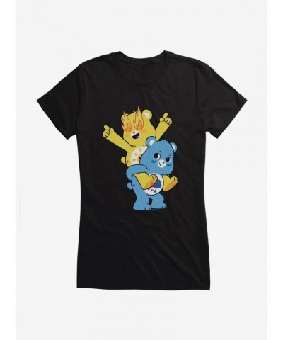 Care Bears Funshine And Grumpy Girls T-Shirt $14.94 T-Shirts