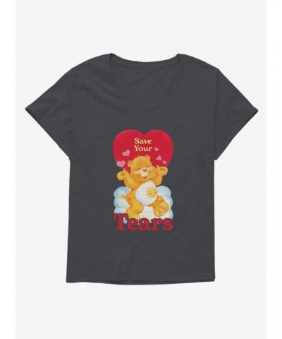 Care Bears Funshine Bear Save Your Tears Girls T-Shirt Plus Size $18.79 T-Shirts