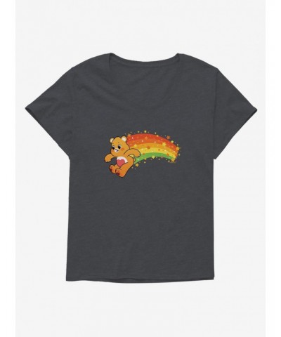 Care Bears Rainbow Jump Girls T-Shirt Plus Size $17.92 T-Shirts