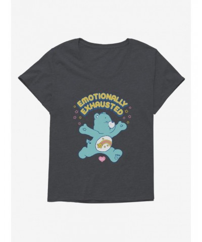 Care Bears Wish Bear Emotionally Exhausted Girls T-Shirt Plus Size $18.21 T-Shirts